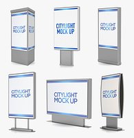 Citylight and banners 6 in 1