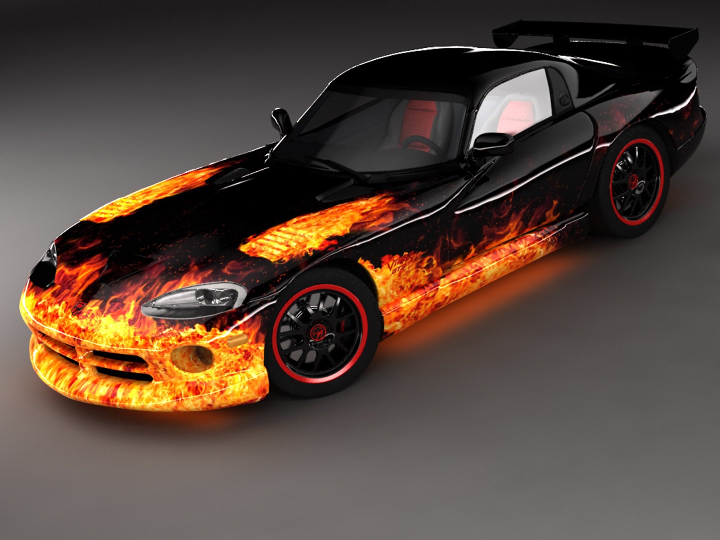 modelo 3d Dodge Viper GTS Flames - TurboSquid 1004892, image size:1440x1080