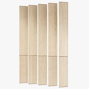 RJ Easy Design Wooden Partitions 01 3D