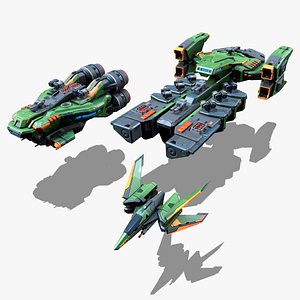 3D model RTS - Space Games Vol - 03