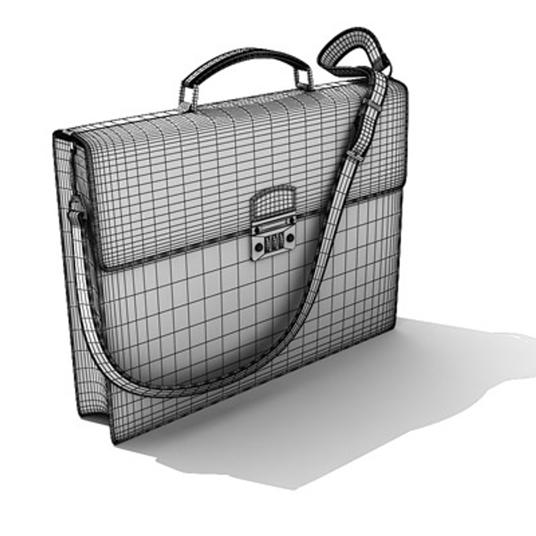 briefcase bags 3d 3ds