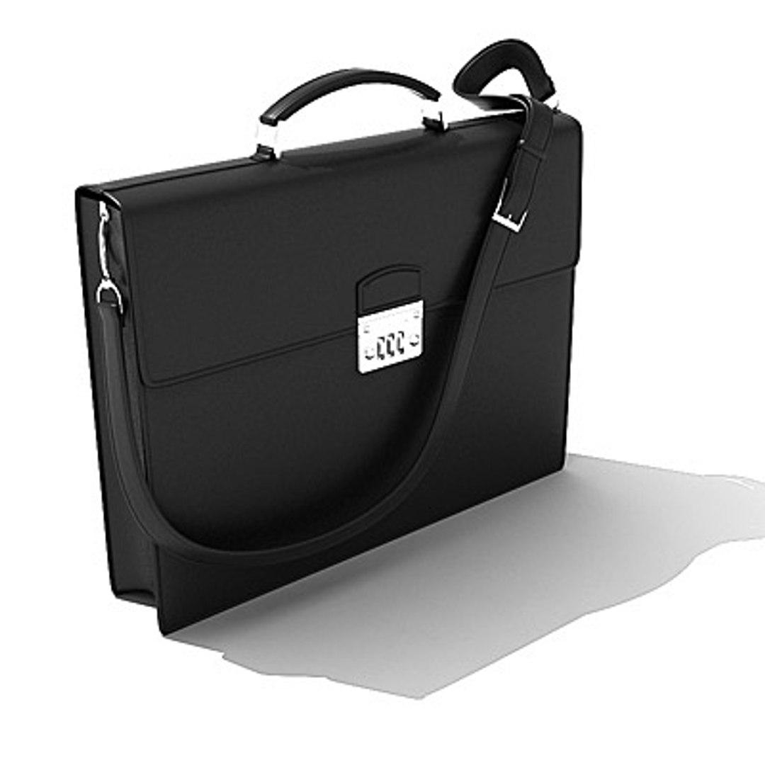 briefcase bags 3d 3ds