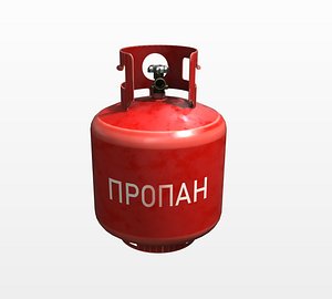 3D gas tank propane