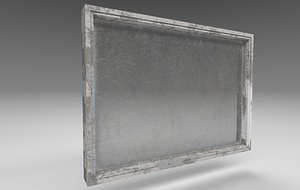 window scratched glass model