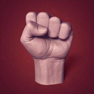 Fist Figurine -- Ready for 3D Printing
