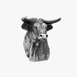 El Toro - Printable Bull Statue 3D model