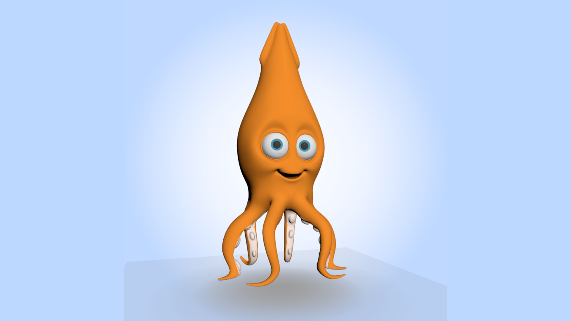 Squid 3D Model - TurboSquid 2098164