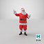 Weihnachtsmann Figur Pose 02