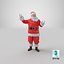 Weihnachtsmann Figur Pose 02