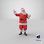 Weihnachtsmann Figur Pose 02