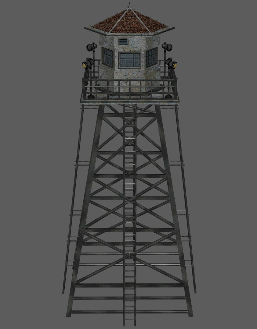 3D jail guard tower https://p.turbosquid.com/ts-thumb/qG/4anilp/KvWQLKyd/tower11/jpg/1546101705/1920x1080/fit_q87/3eed45ef1f720b8031279f24dc7a55b420bad59f/tower11.jpg