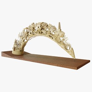 elephant tusk 3d max