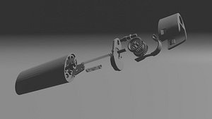 lighter 3D model