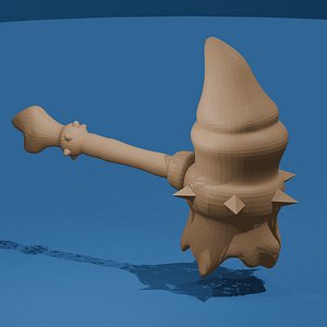 3D model Fantasy Bone Hammer 3D Printable STL