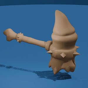 Fantasy Bone Hammer 3D Printable STL