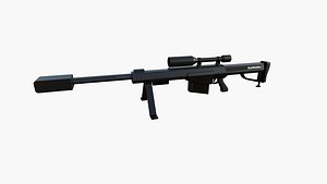 Anti-Drone Sniper Gun J06 - SciFi Jamming Weaponry