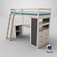 3D Childrens bed 01 04