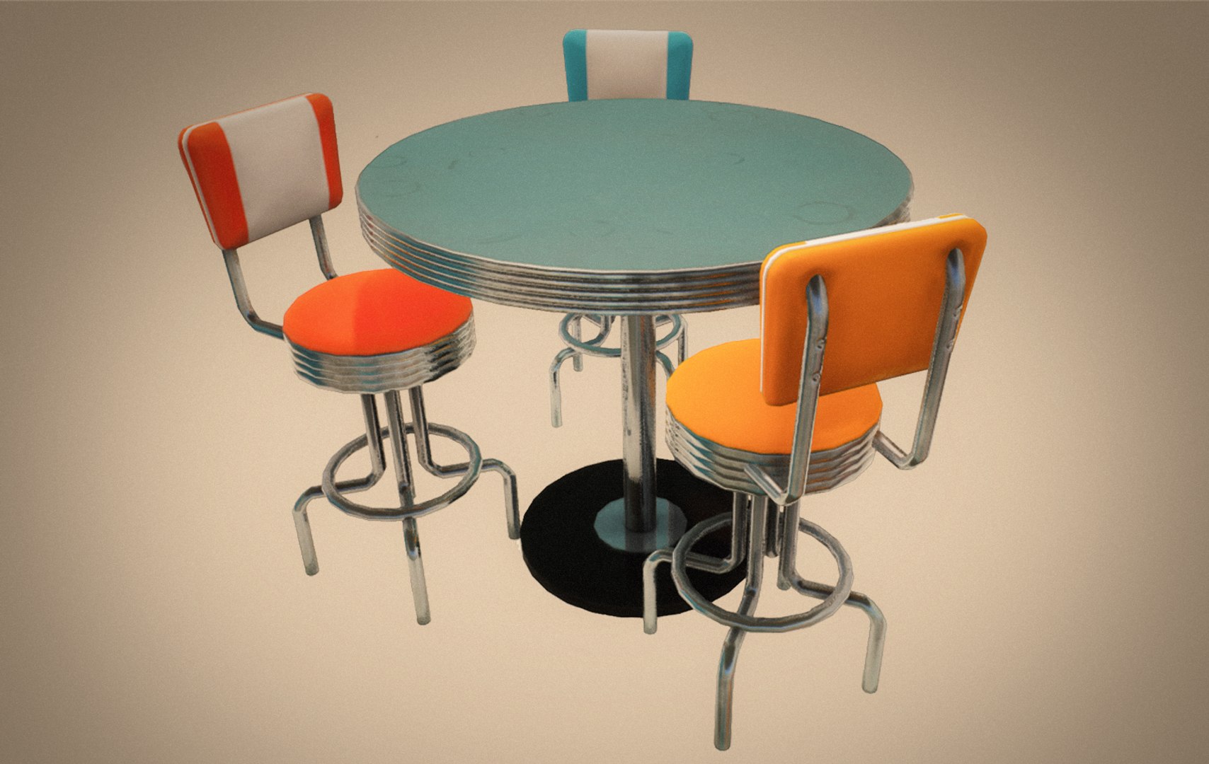 3D model retro table chairs https://p.turbosquid.com/ts-thumb/qG/LBAyTJ/Zm9Vglgt/tableandchairsrender/png/1565433224/1920x1080/fit_q87/a2436a09027024db36347d7749a916aa8ba9a18e/tableandchairsrender.jpg