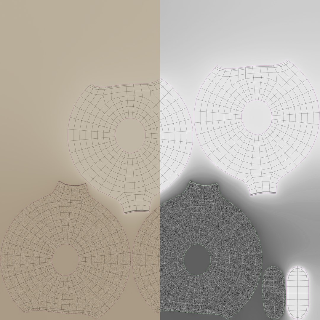 3D Model Set Vase - TurboSquid 1544746