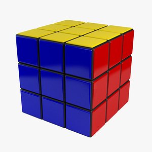 rubik s cube 3d max