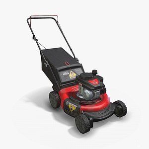 Lawn Mower With Bagger