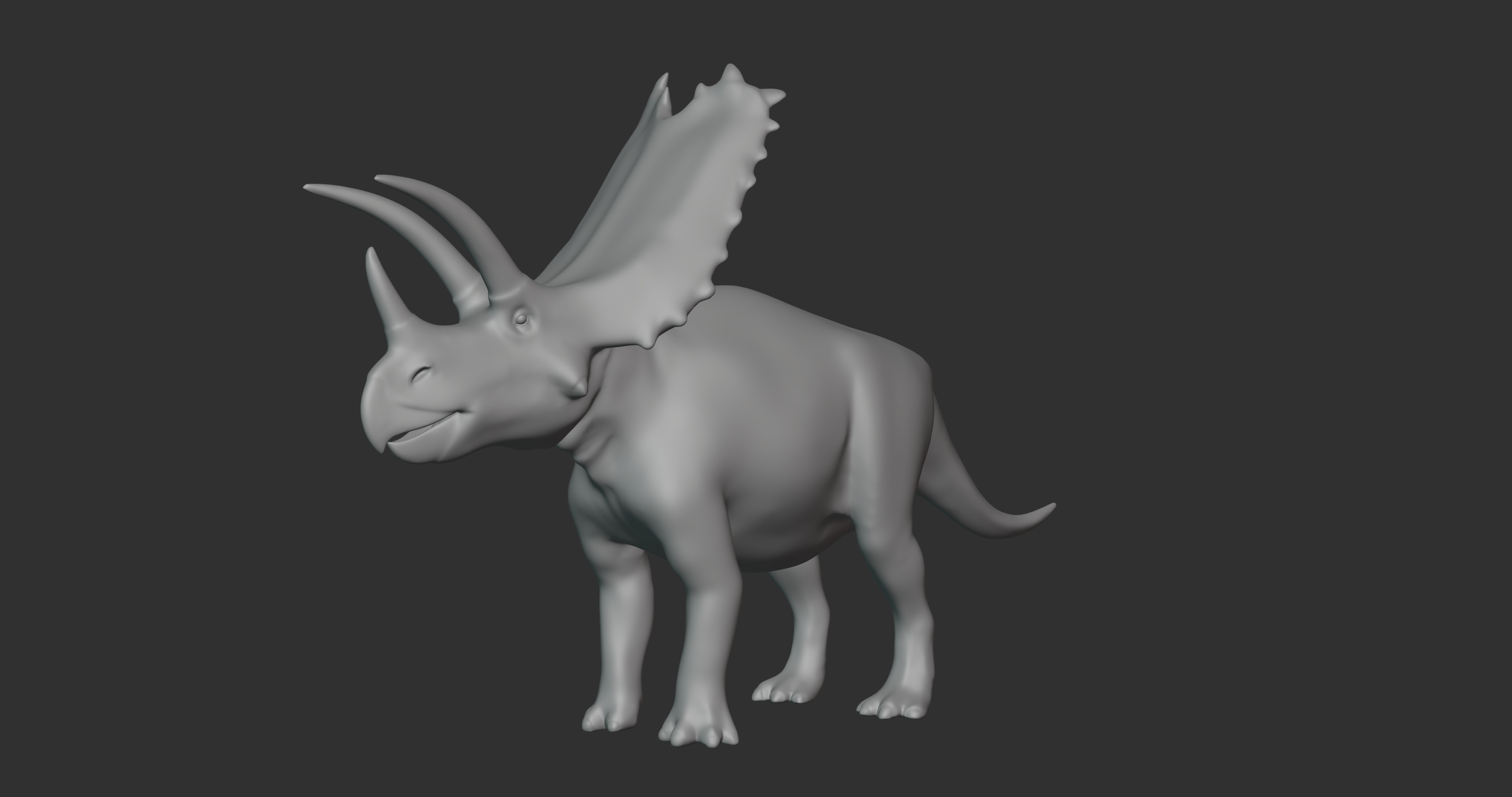 modelo 3d Pentaceratops Basemesh Low Poly - TurboSquid 1994720