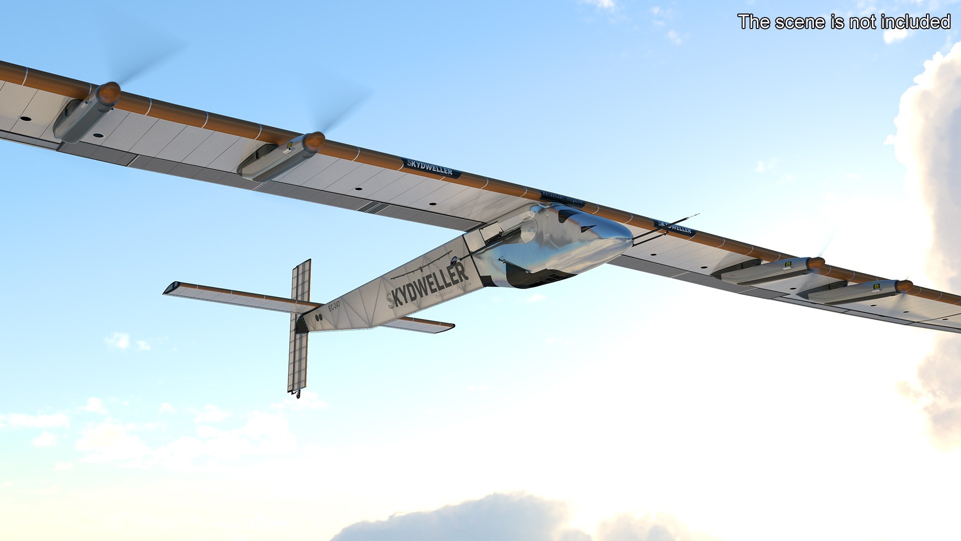 Solar Plane Skydweller Rigged 3D Model - TurboSquid 2267811