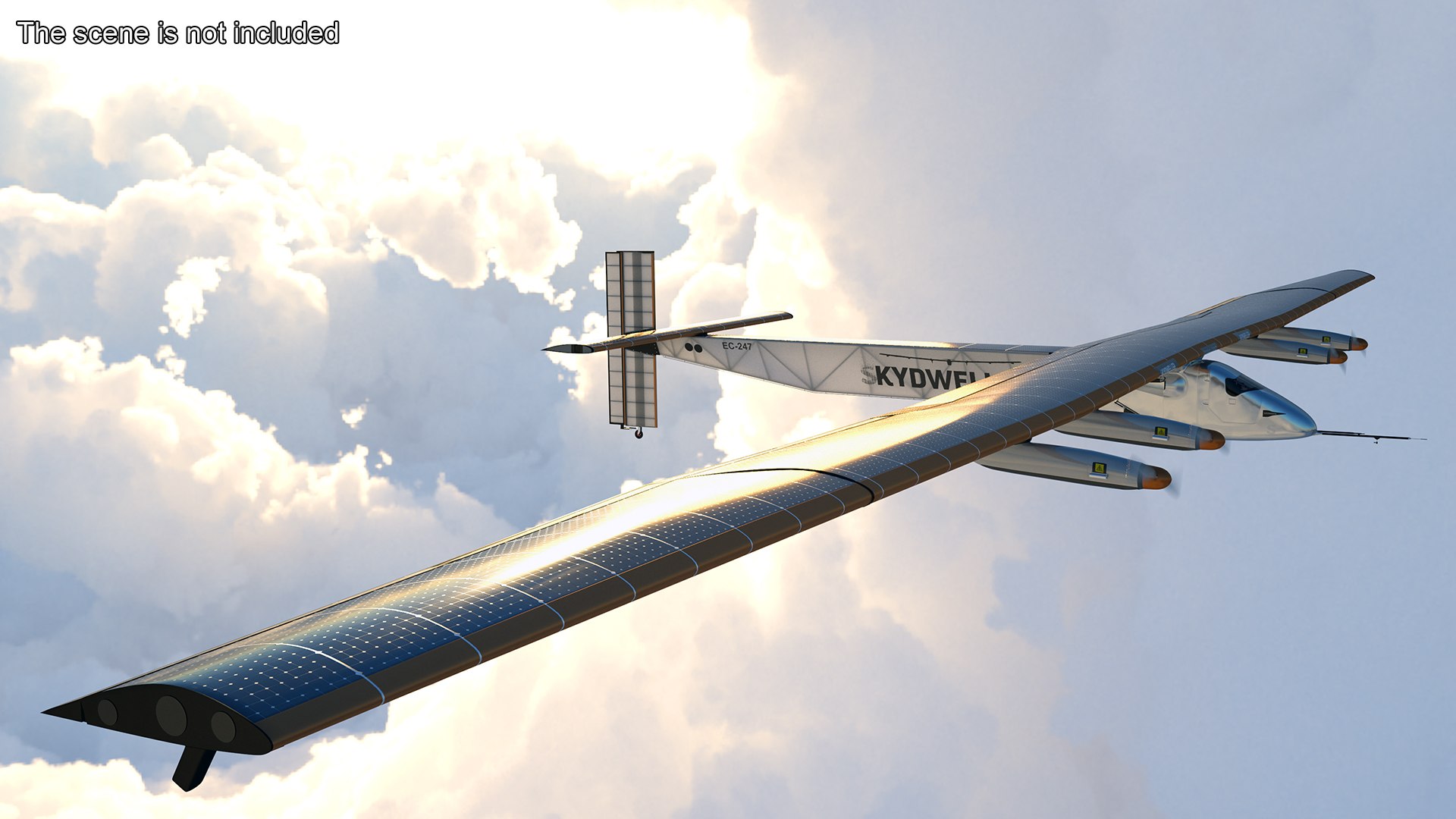 Solar Plane Skydweller Rigged 3D Model - TurboSquid 2267811