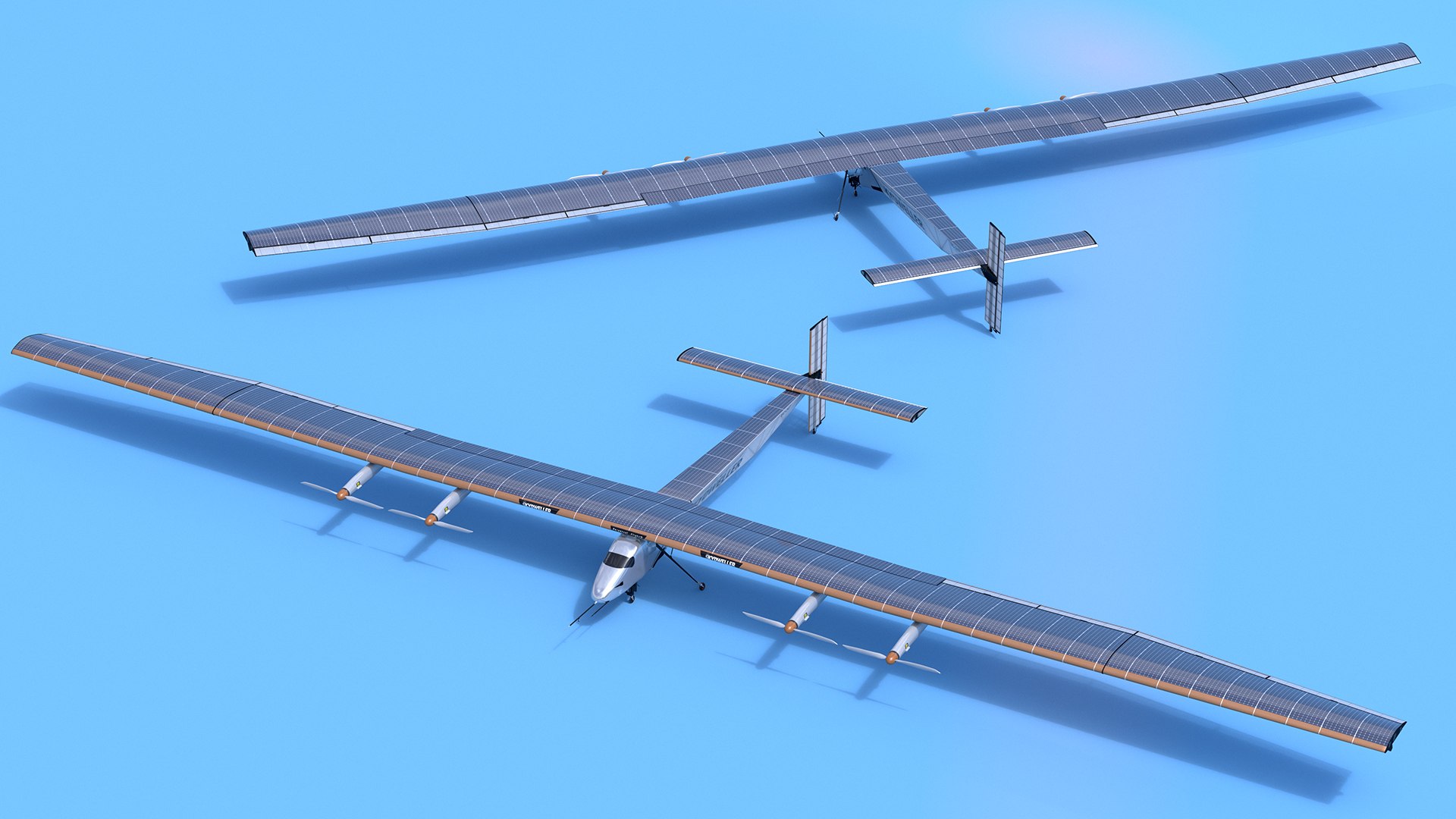 Solar Plane Skydweller Rigged 3D Model - TurboSquid 2267811