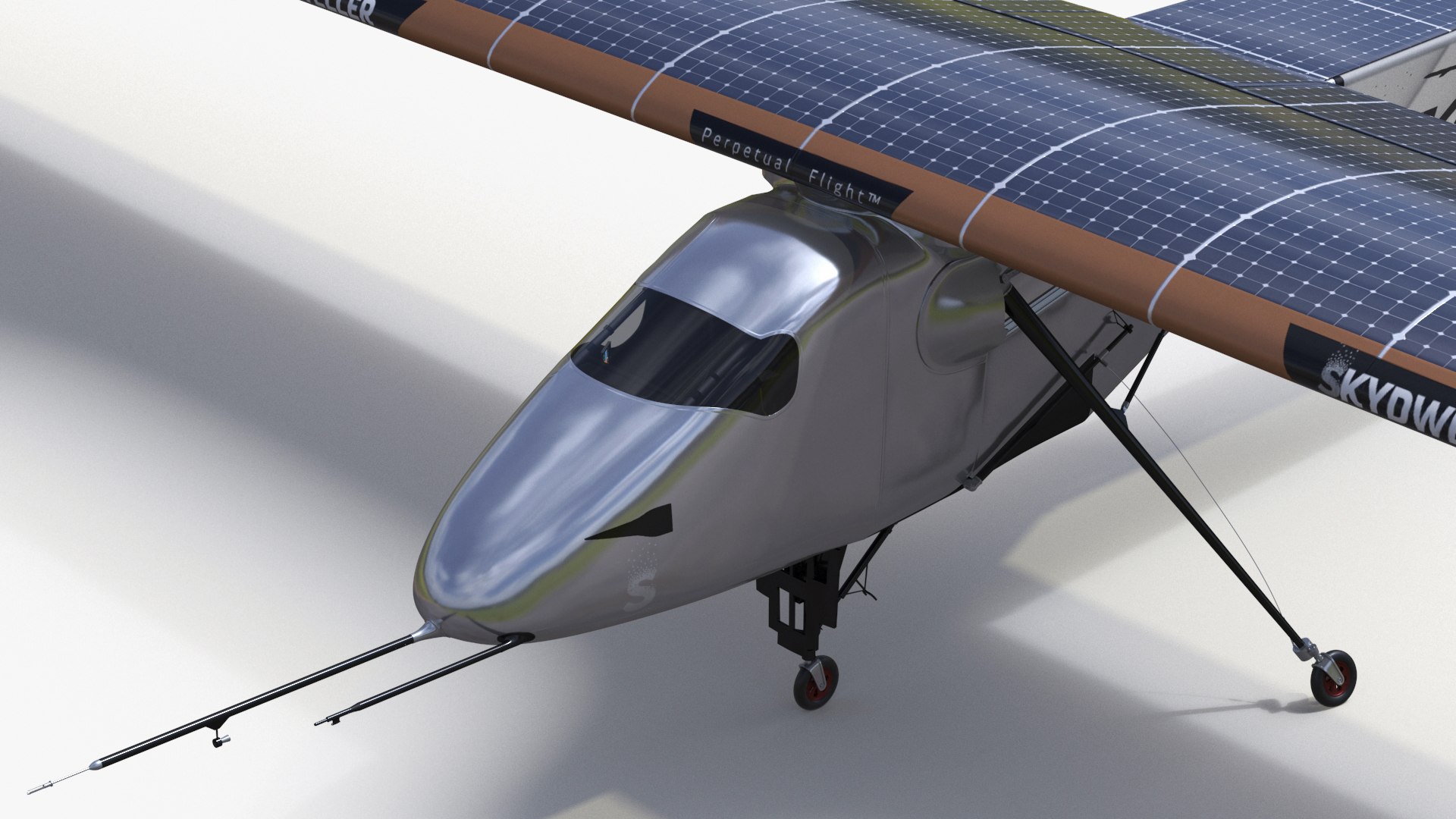 Solar Plane Skydweller Rigged 3D Model - TurboSquid 2267811