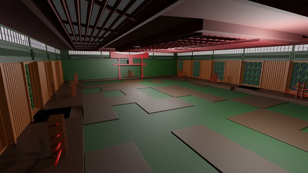 3D Dojo Fighting Hall