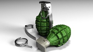 3D grenade model