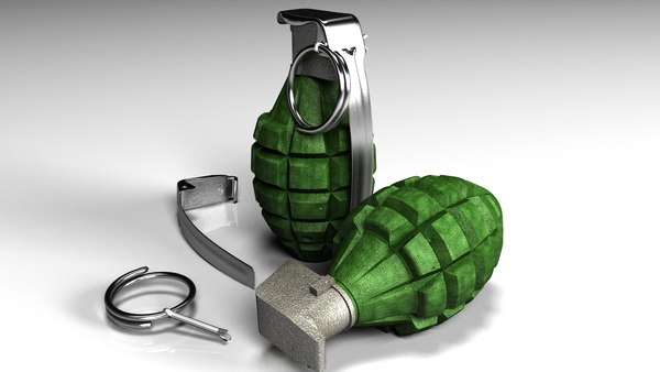 3ds max手榴弹模型