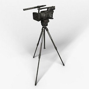 Camera on the tripod