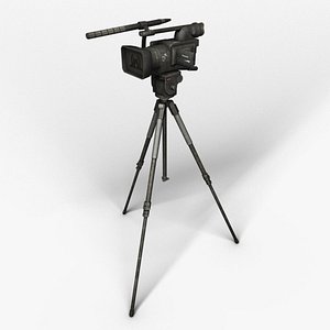 Camera on the tripod
