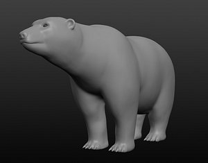 polar bear 3D model