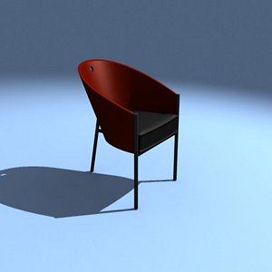 costes chair philippe 3d model