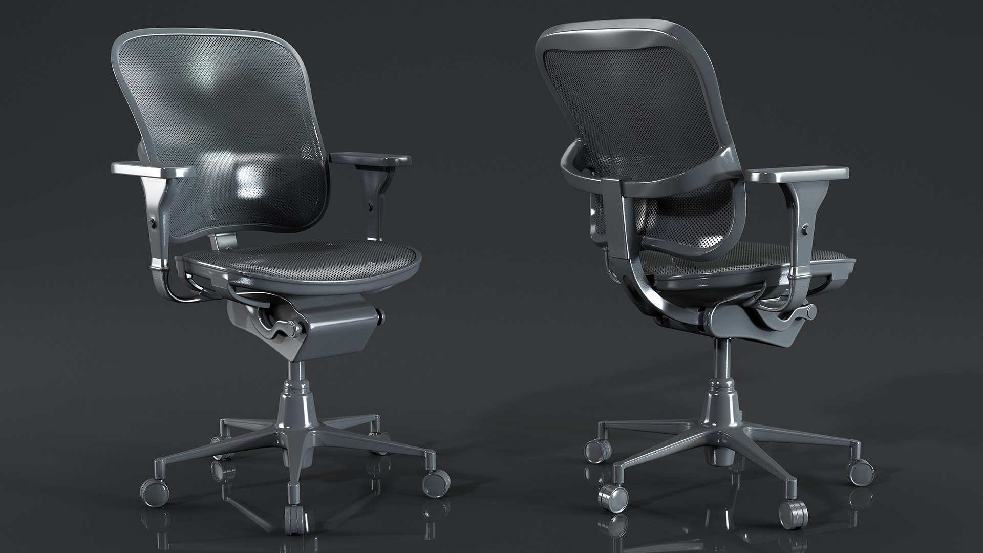 Office Chair 3D model preview