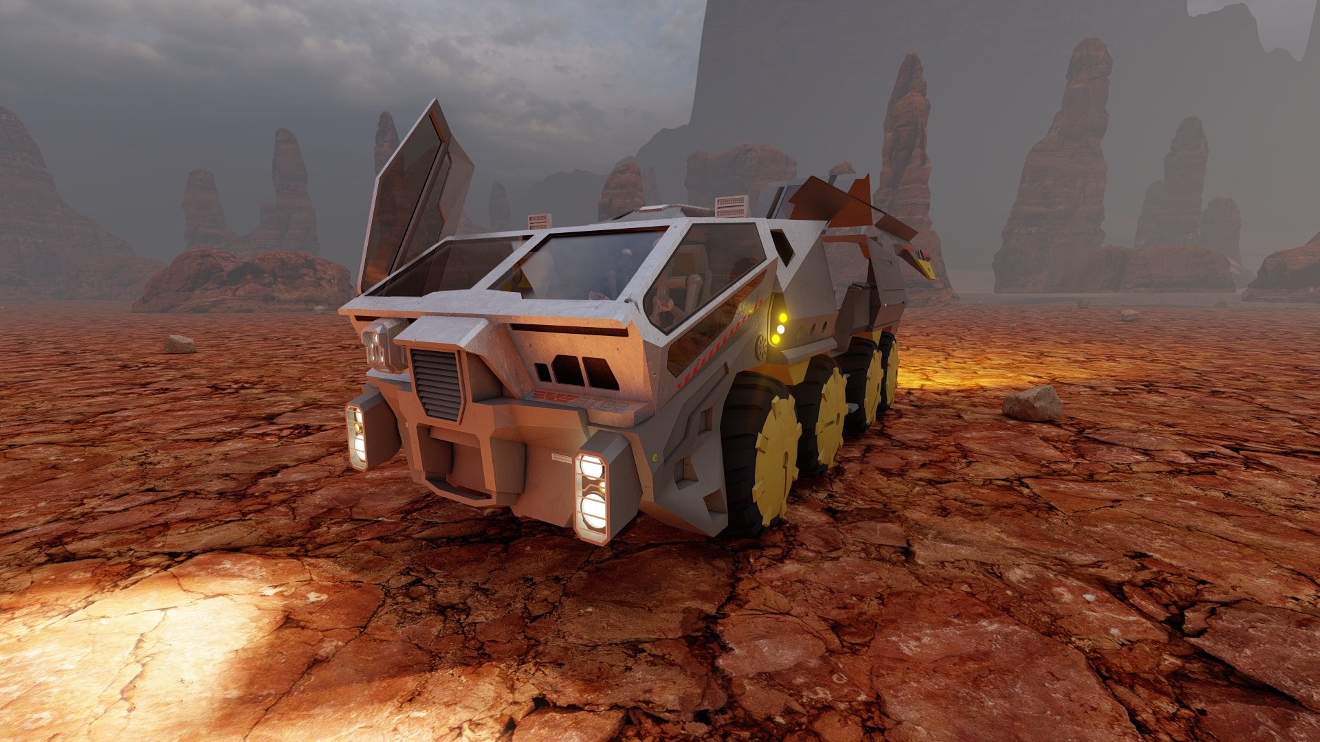 Space Rover 3D Model - TurboSquid 2271418