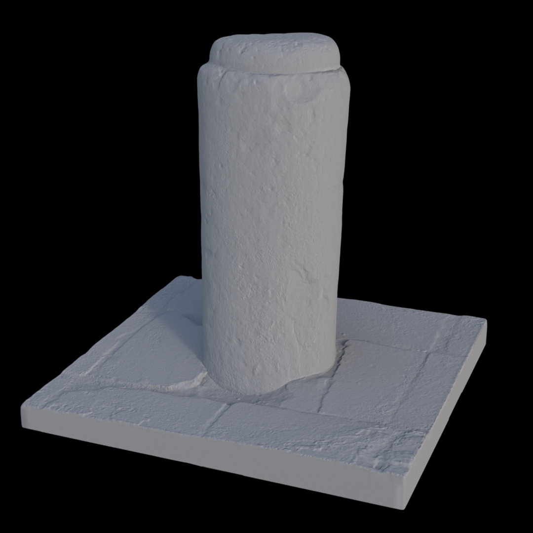 3D stone pole scan model - TurboSquid 1293426