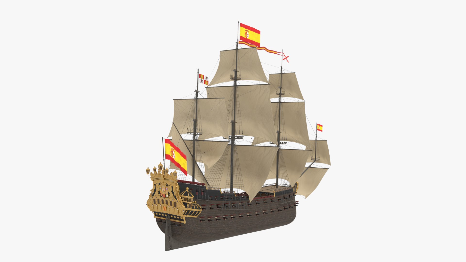 Spanish Galleon model https://p.turbosquid.com/ts-thumb/qG/ysvcNW/c8/0007/png/1763132215/1920x1080/fit_q87/b6c5f3d6f20c23ac9dbafd5014cbef429454f22f/0007.jpg