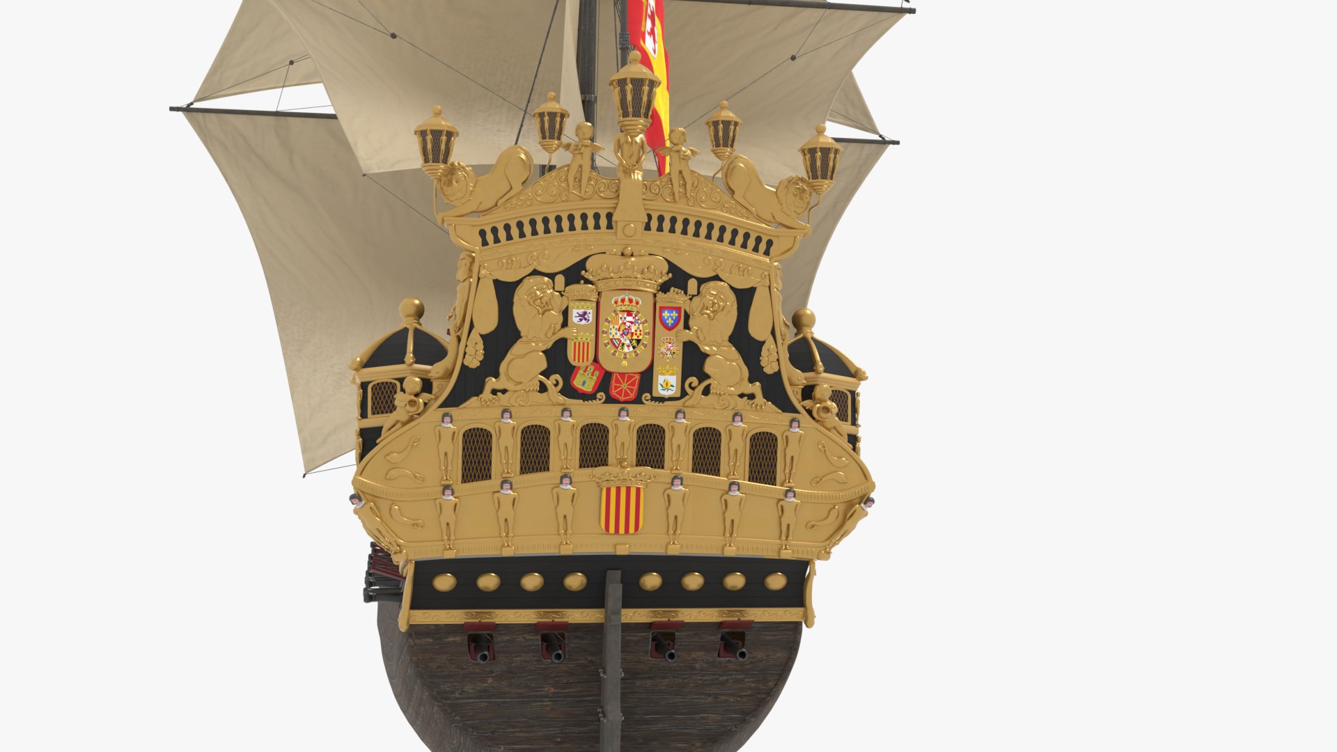 Spanish Galleon model https://p.turbosquid.com/ts-thumb/qG/ysvcNW/pa/0026/png/1763137949/1920x1080/fit_q87/97f9de0bbbc11bcb1e330f1bf429610ec6cafc73/0026.jpg