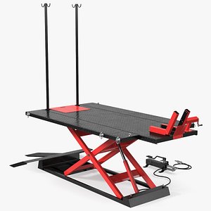 3D atv lift table motorcycle model