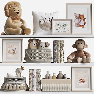 3D Kids Room Decor 82 model