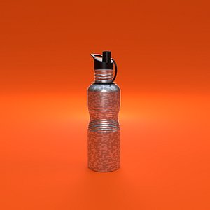 3D model water bottle