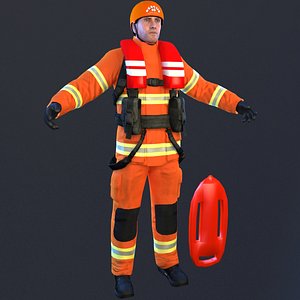 rescue guard 3D model