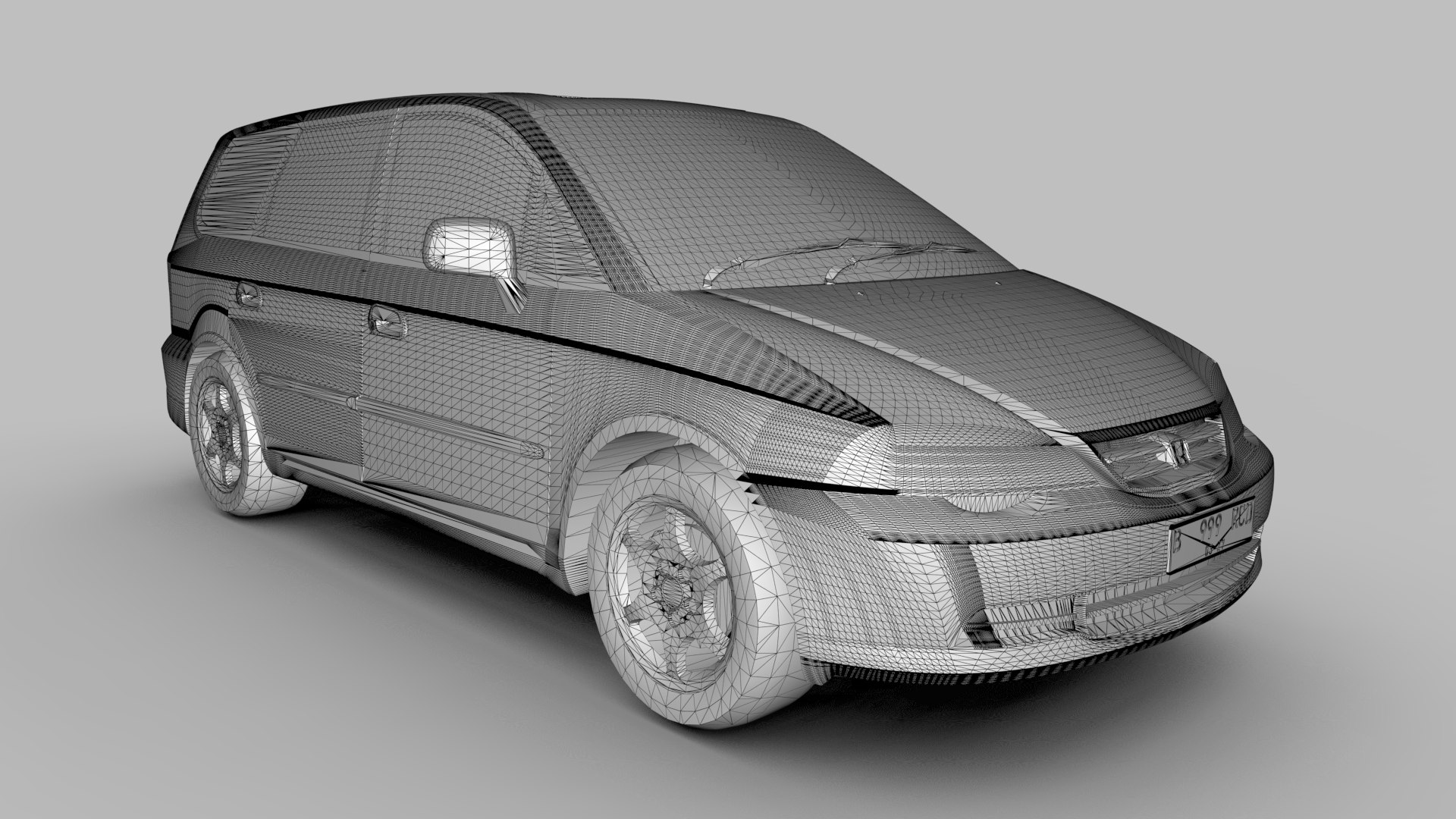 3D HONDA ODYSSEY RA6 JAPAN 2001 - TurboSquid 2169746
