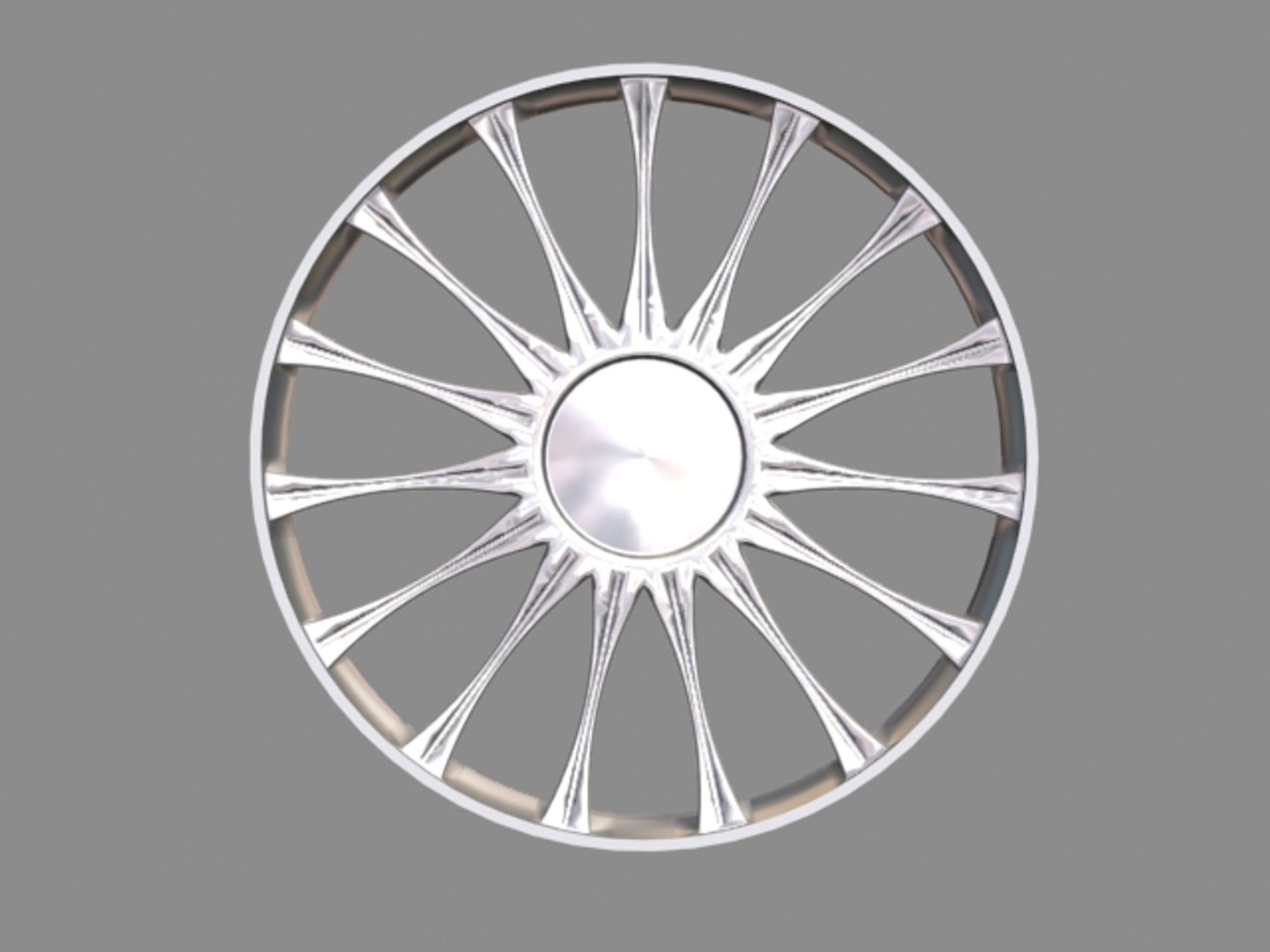 10 Spoke Wheel 3d Max