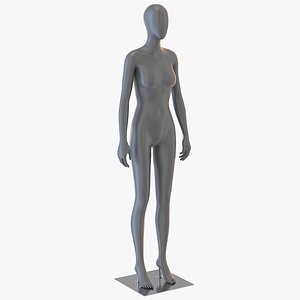 female mannequin neutral pose model