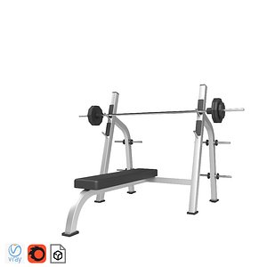 3D fitness gym model